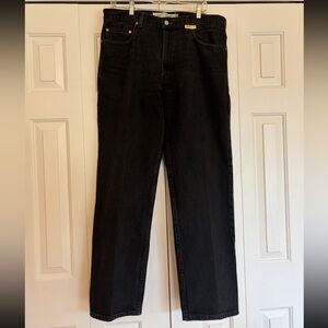 Levi’s 505s Regular Fit Men's Black Denim Jeans. Size 36x32.